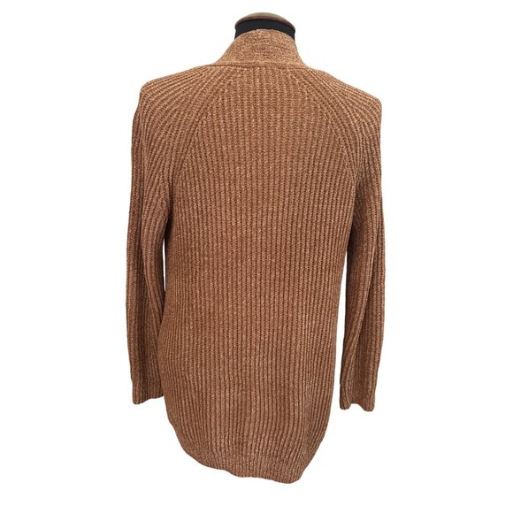 Ruby Rd. Petite Women's Tan Open Front Soft And Cozy Cardigan Sweater PS - Picture 3 of 7